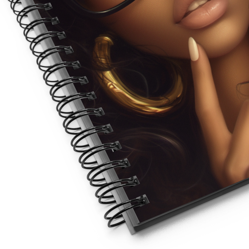 Golden Confidence Spiral Notebook (PRE ORDER: SHIPPING BEGINS 01/06/25)