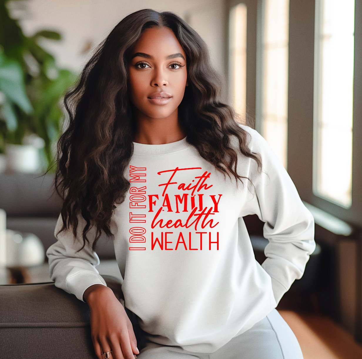 Health is the new best sale wealth sweatshirt