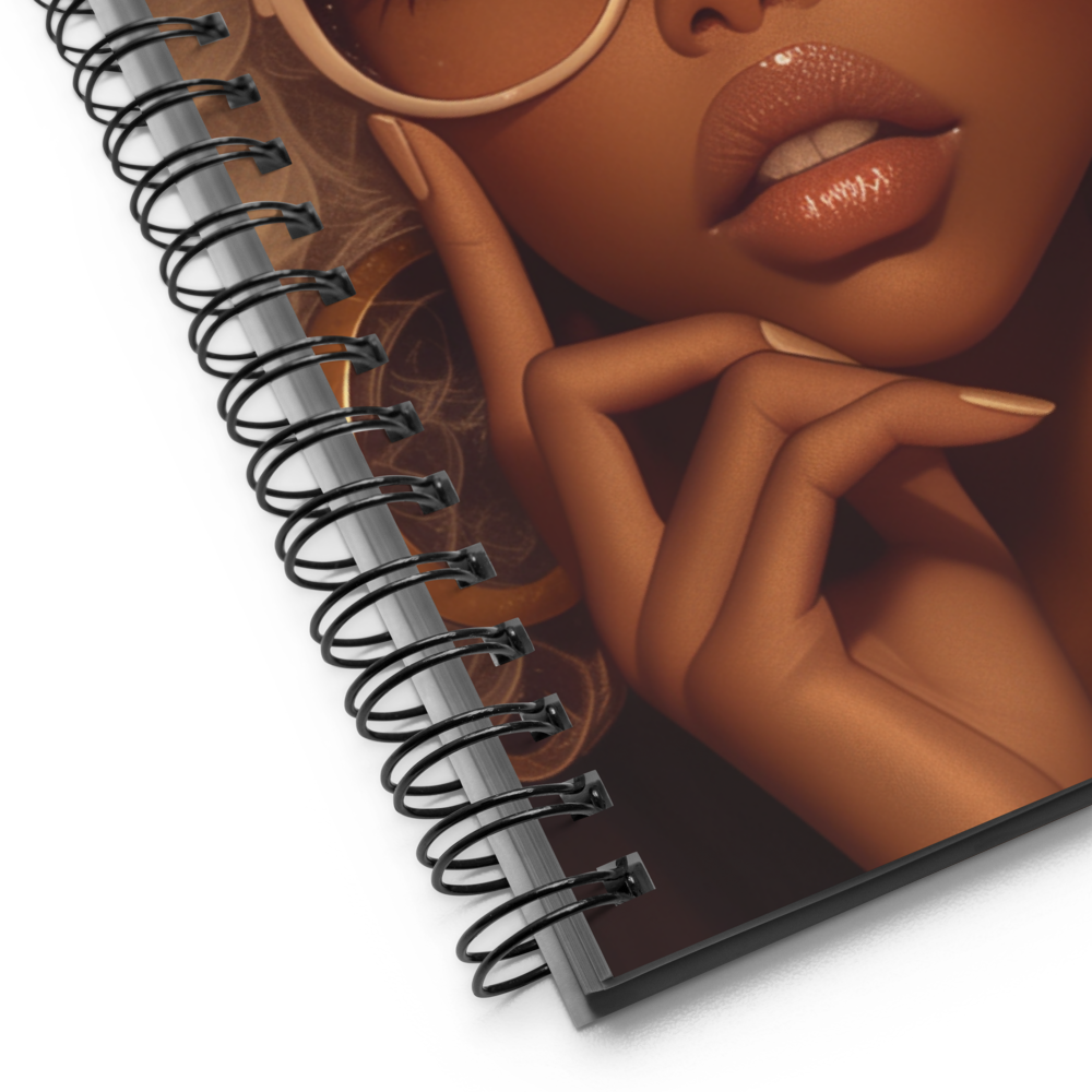 Golden Confidence Spiral Notebook (PRE ORDER: SHIPPING BEGINS 01/06/25)