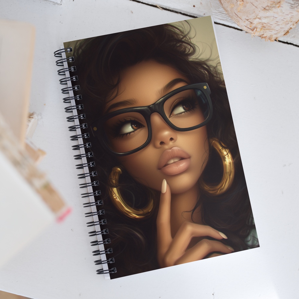 Golden Confidence Spiral Notebook (PRE ORDER: SHIPPING BEGINS 01/06/25)