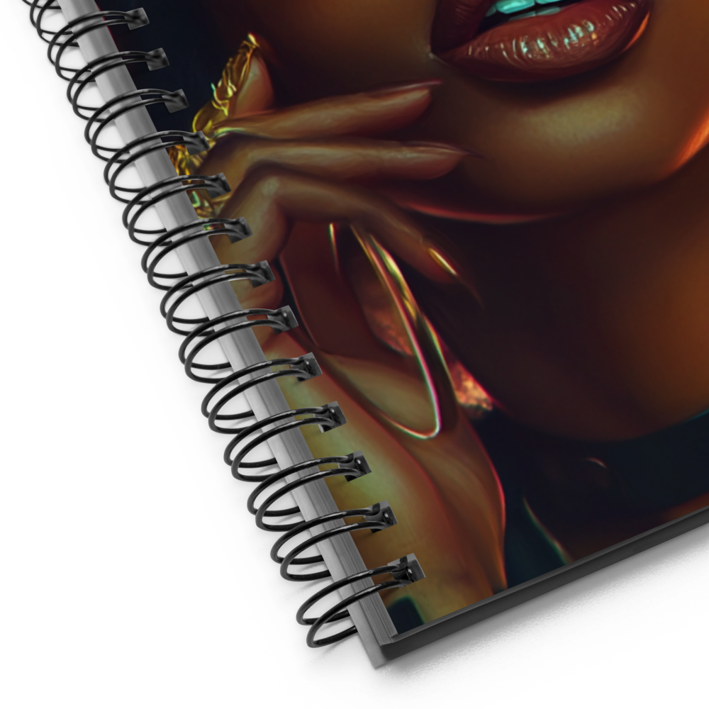 Golden Confidence Spiral Notebook (PRE ORDER: SHIPPING BEGINS 01/06/25)